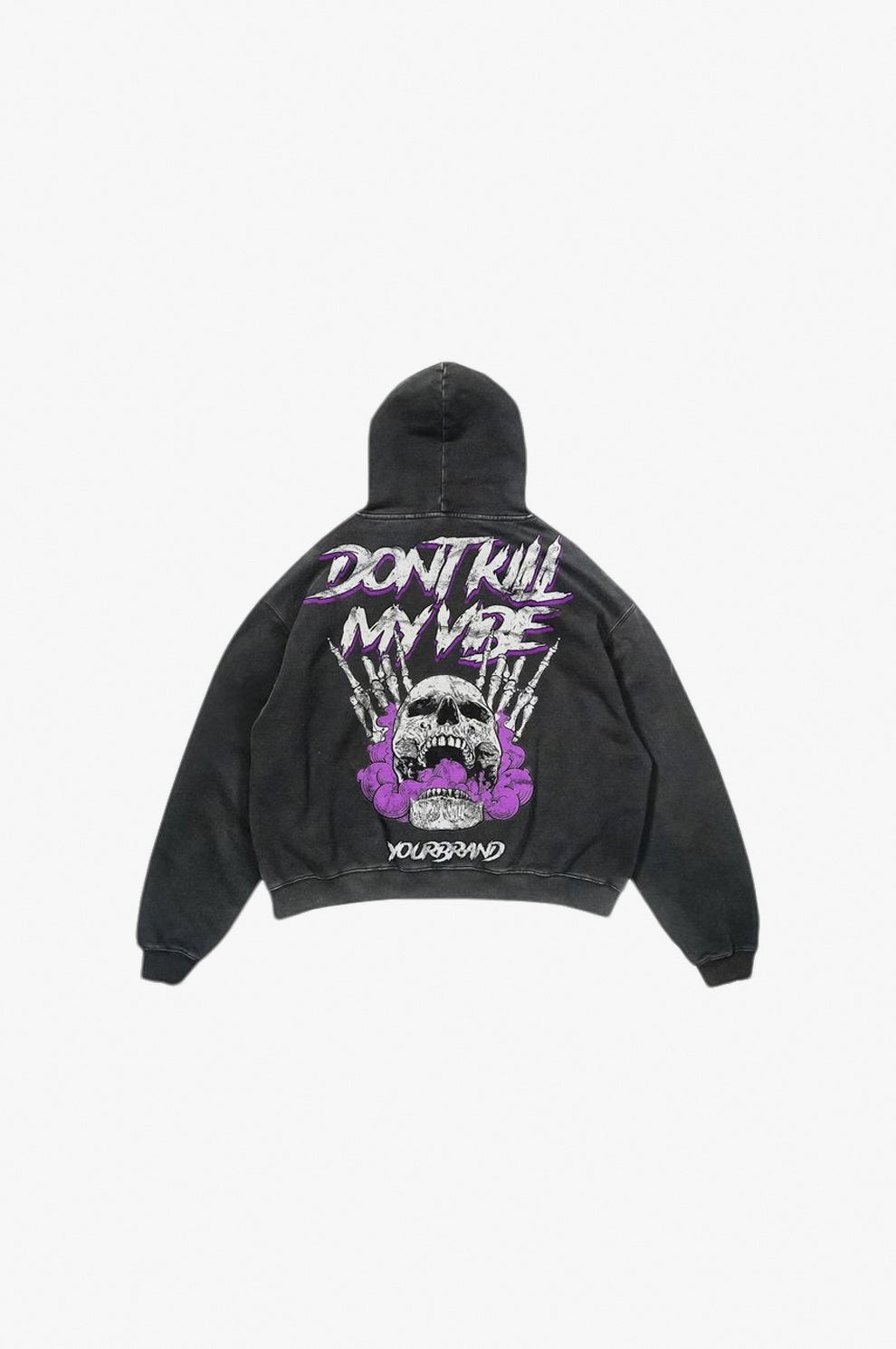 Nightfall Graphic Hoodie flat-lay