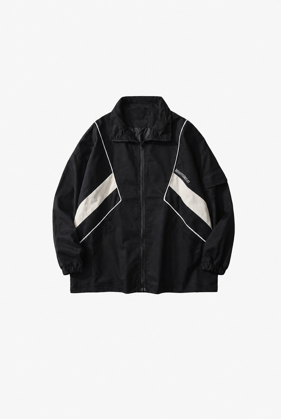 Nightrunner Windbreaker — women's black windbreaker jacket, streetwear outerwear by Sulta Studios