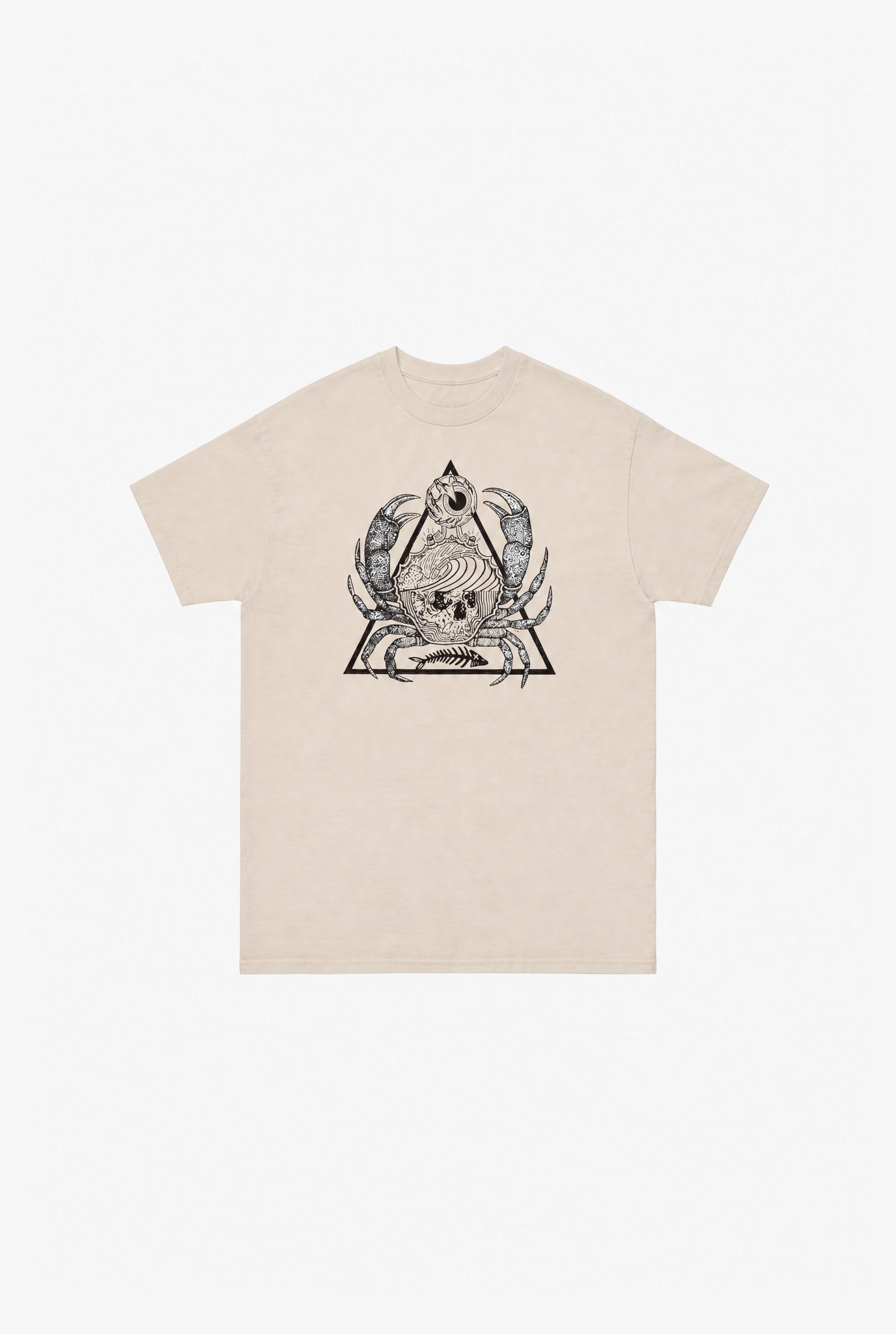 Ocean Graphic Tee flat-lay