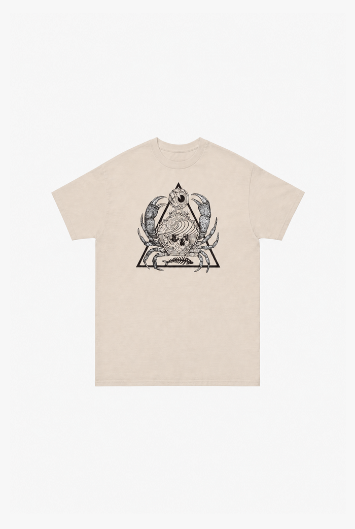 Ocean Graphic Tee flat-lay