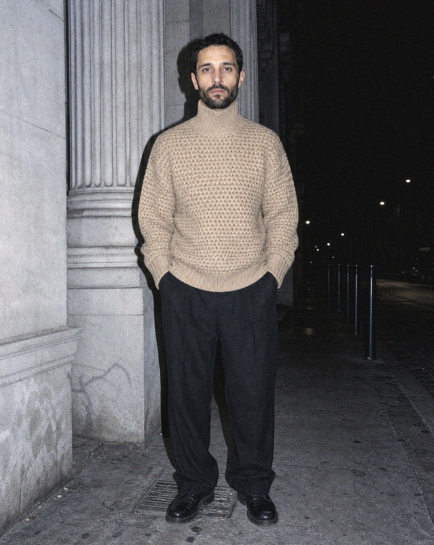 BLNKA editorial - Oversized Korean Knit Sweater