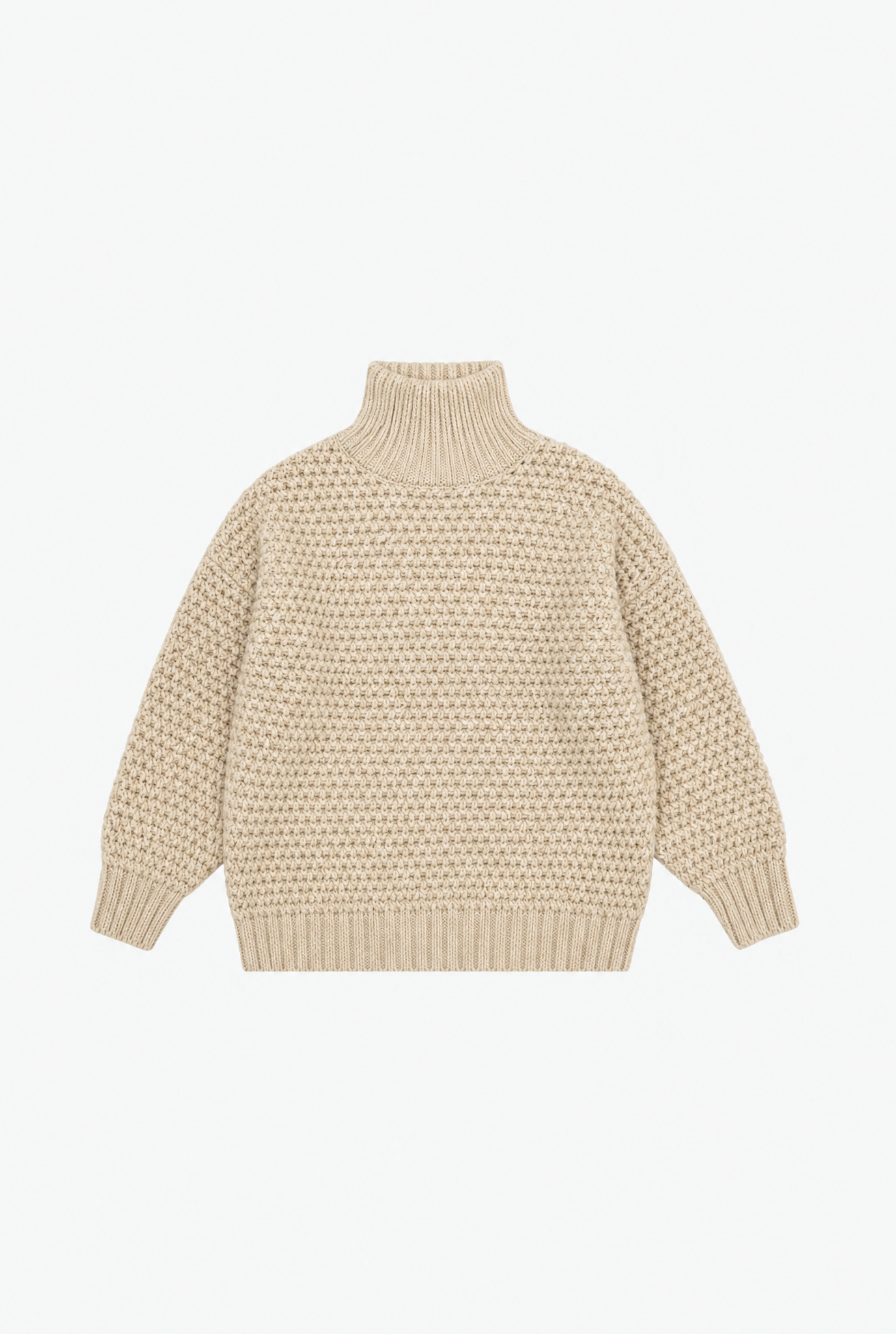 Oversized Korean Knit Sweater flat-lay