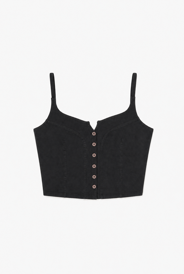 Patch Strap Vest flat-lay