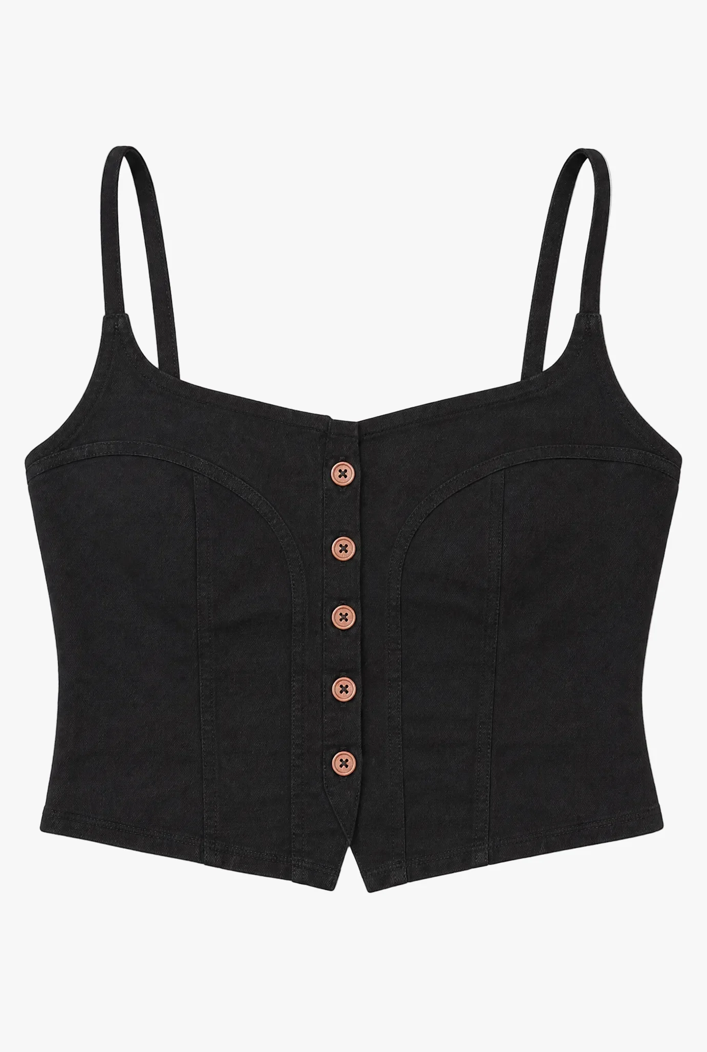 Patchwork Vest — black y2k patch strap womens vest top flat lay by Sulta Studios