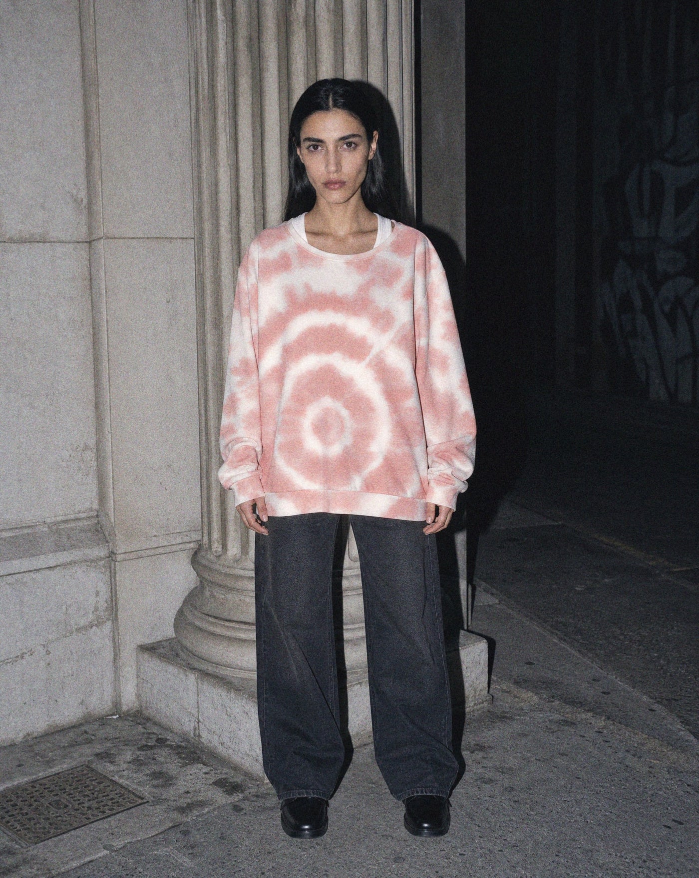 BLNKA editorial - Peach Tie-Dye Vibe