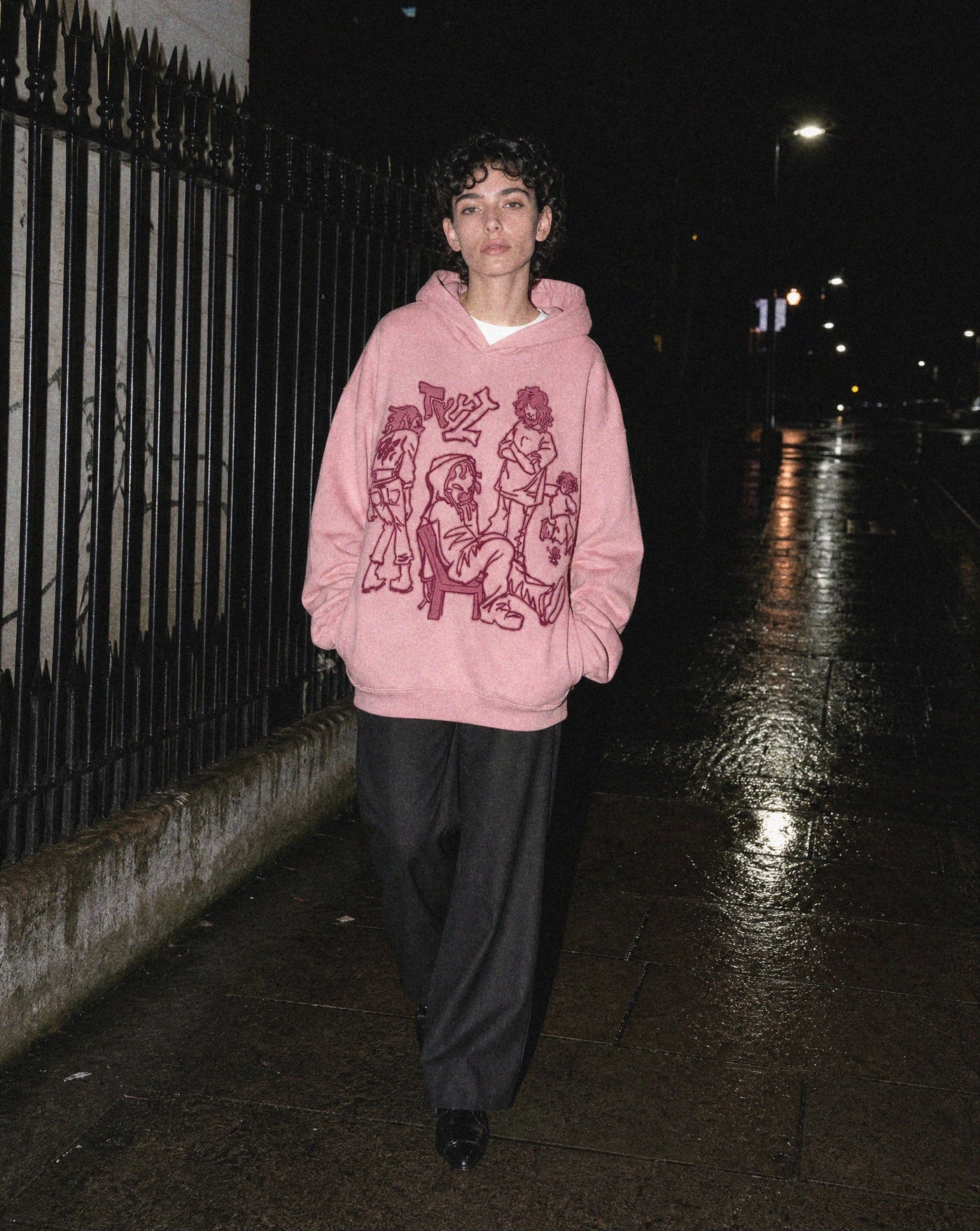 Pink Noise Hoodie — Blnka Kollective