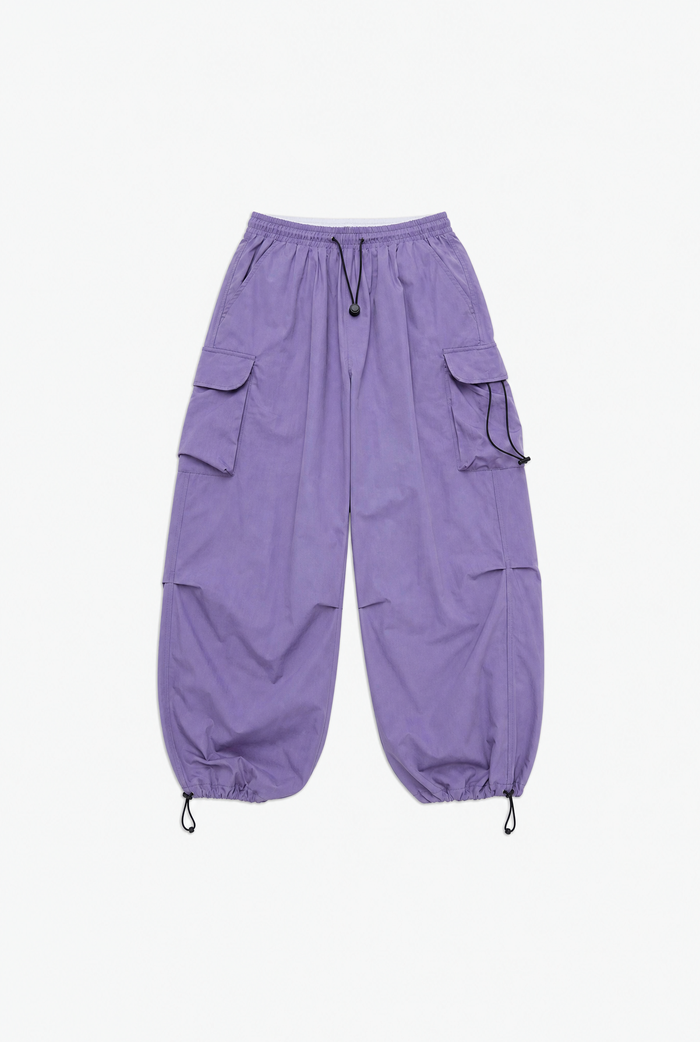 Purple Cargo Pants flat-lay