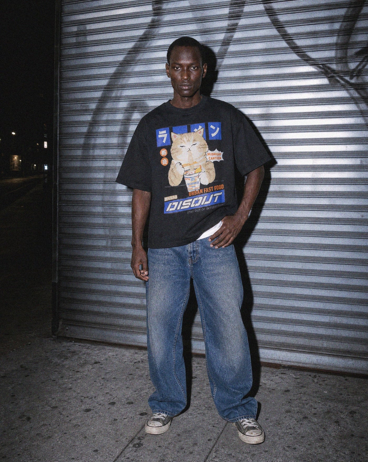Ramen Cat Tee — Blnka Kollective