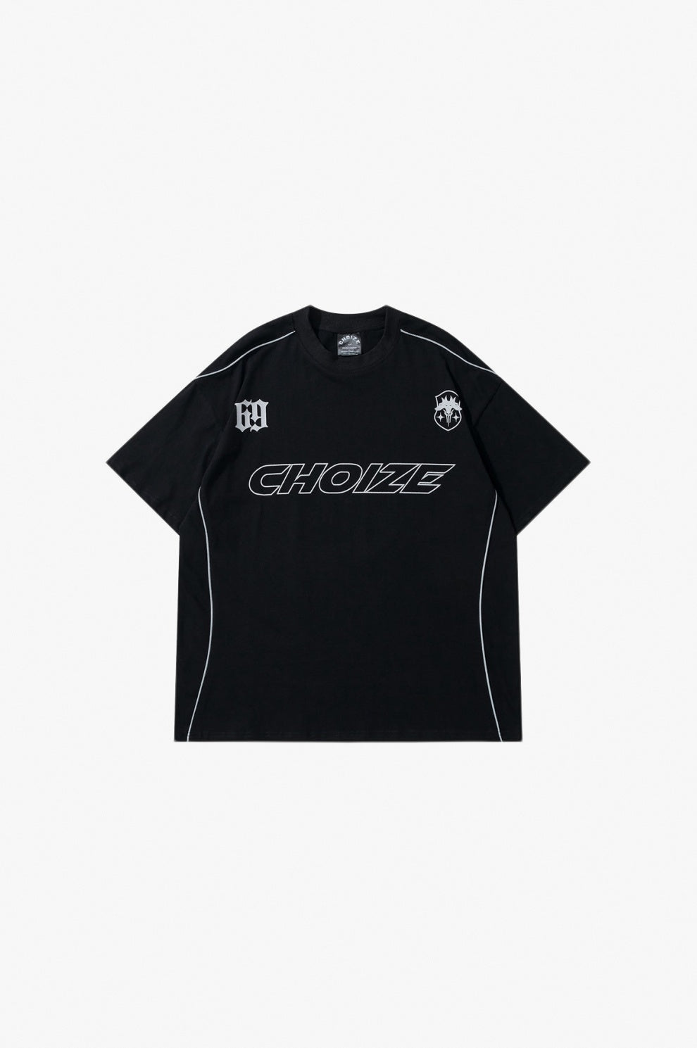 Reflective Strip Tee flat-lay