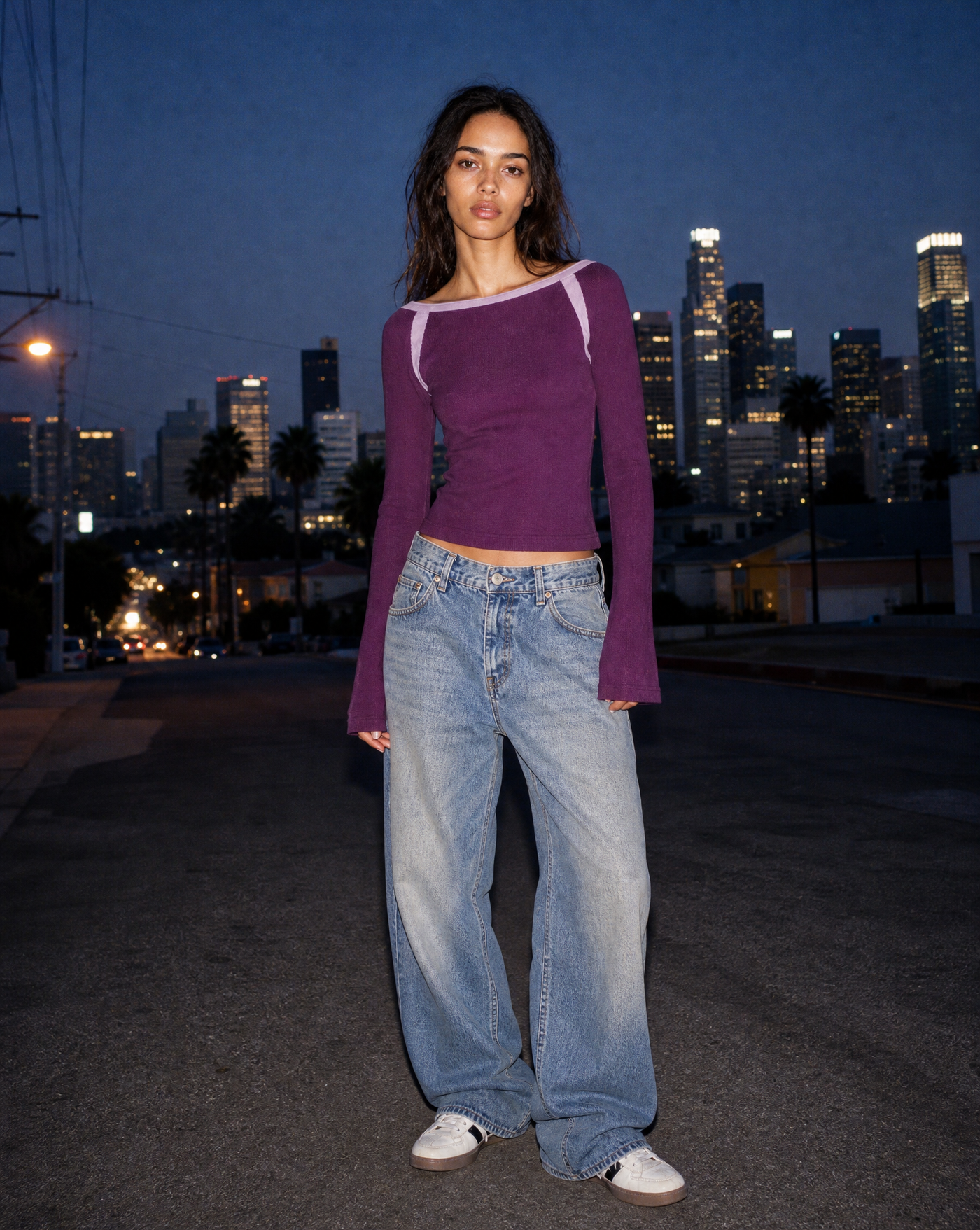Rerun Tee — female model editorial shot by Sulta Studios
