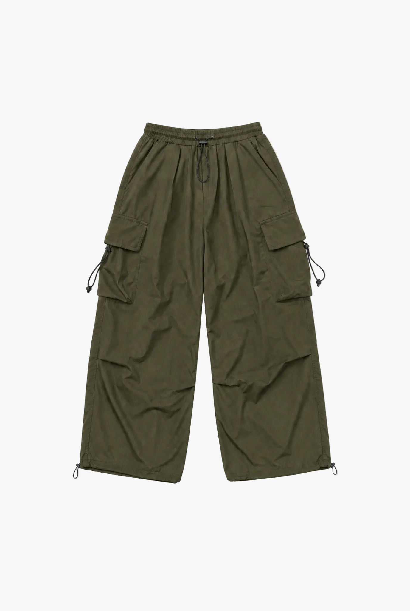Salvage Cargo — green y2k vintage womens cargo pants flat lay by Sulta Studios