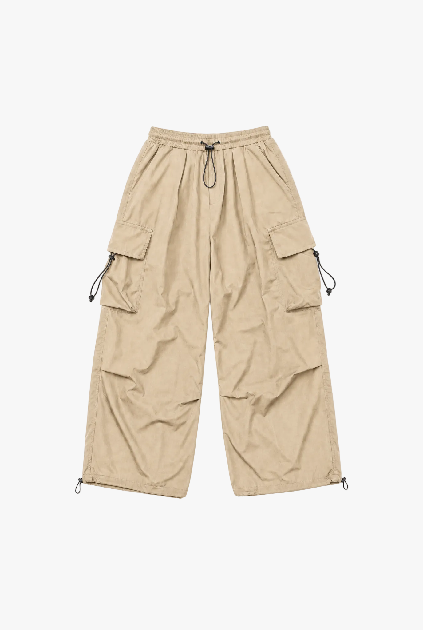 Salvage Cargo — khaki y2k vintage womens cargo pants flat lay by Sulta Studios