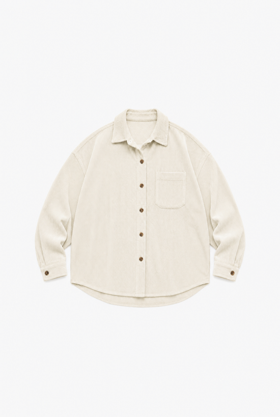 Sandbank Corduroy Overshirt — women's corduroy overshirt by Sulta Studios