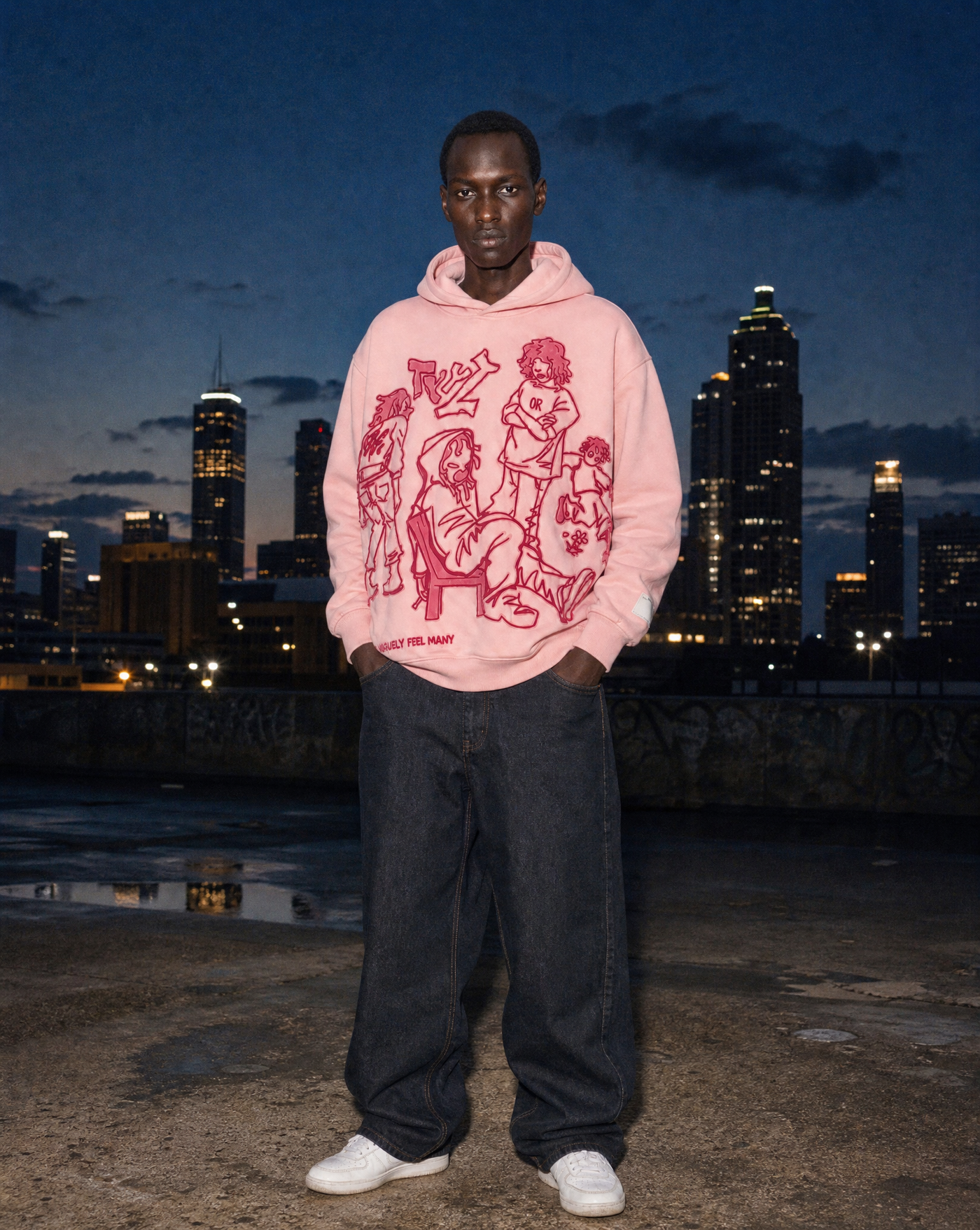 Saturday Morning Hoodie — male model editorial shot by Sulta Studios