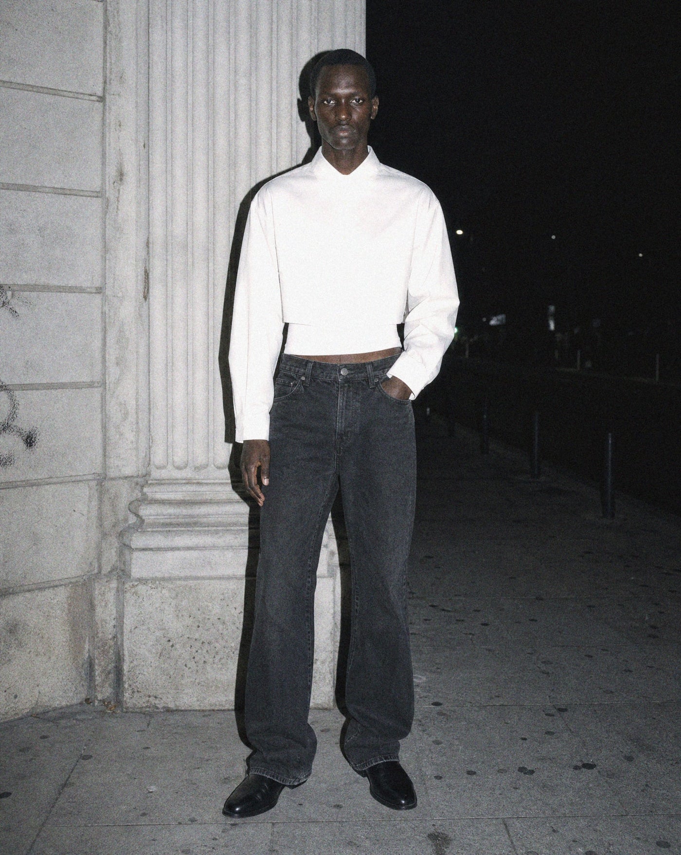 BLNKA editorial - Short Form Shirt