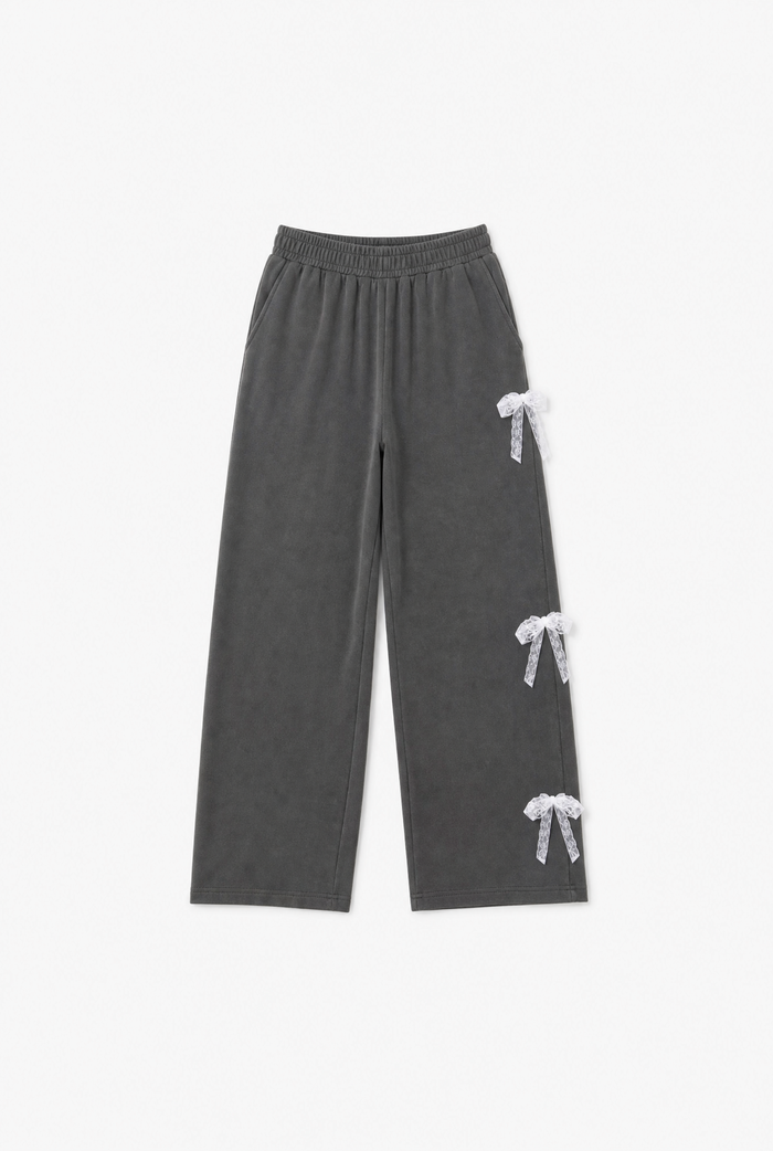 Side Bow Sweatpants flat-lay