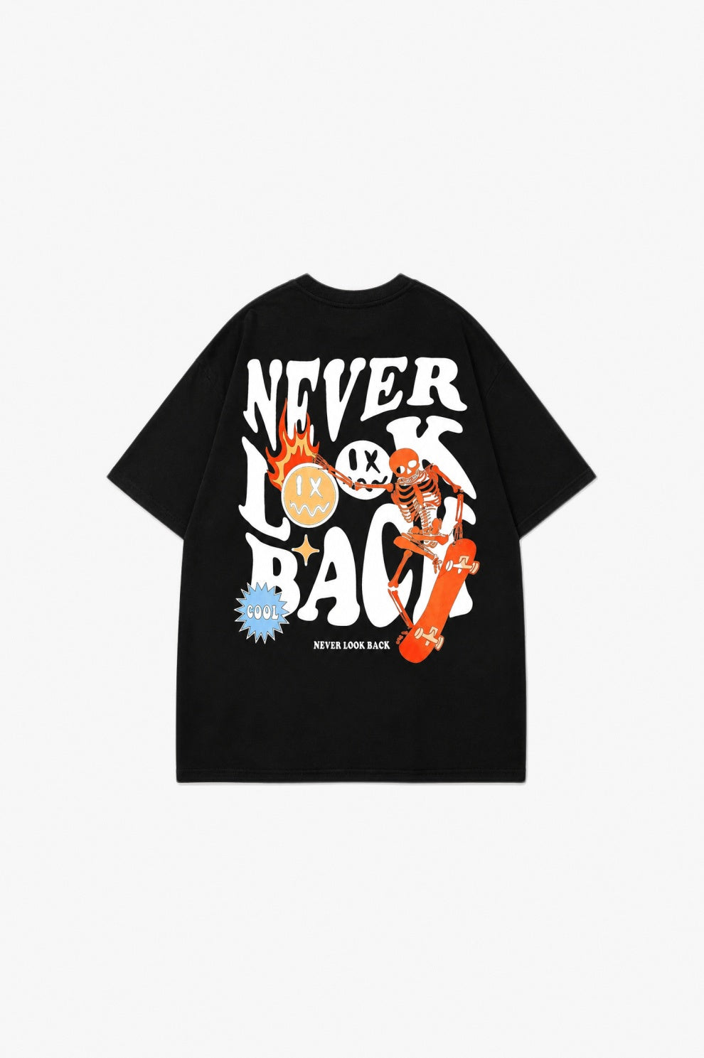Skull Flower Tee flat-lay