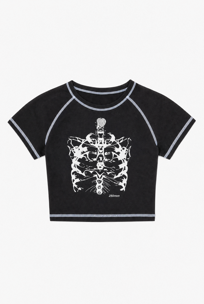 Skull Girl Tee flat-lay