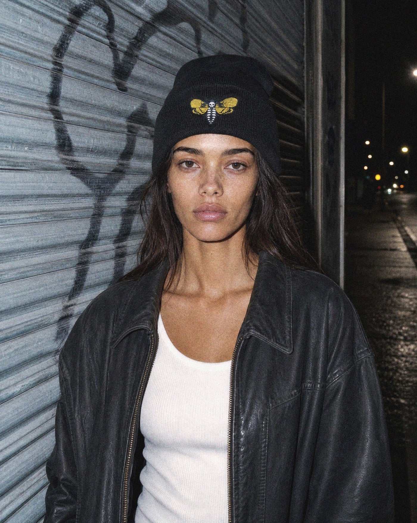 Skull Moth Beanie — Blnka Kollective