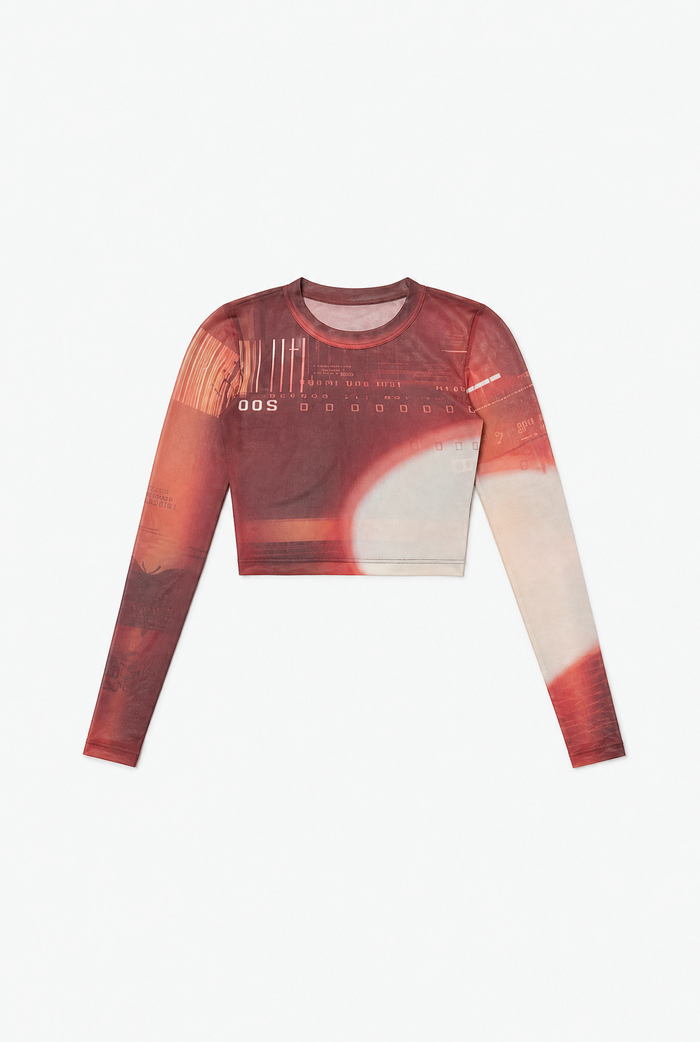 Slim Long Sleeve Tee flat-lay