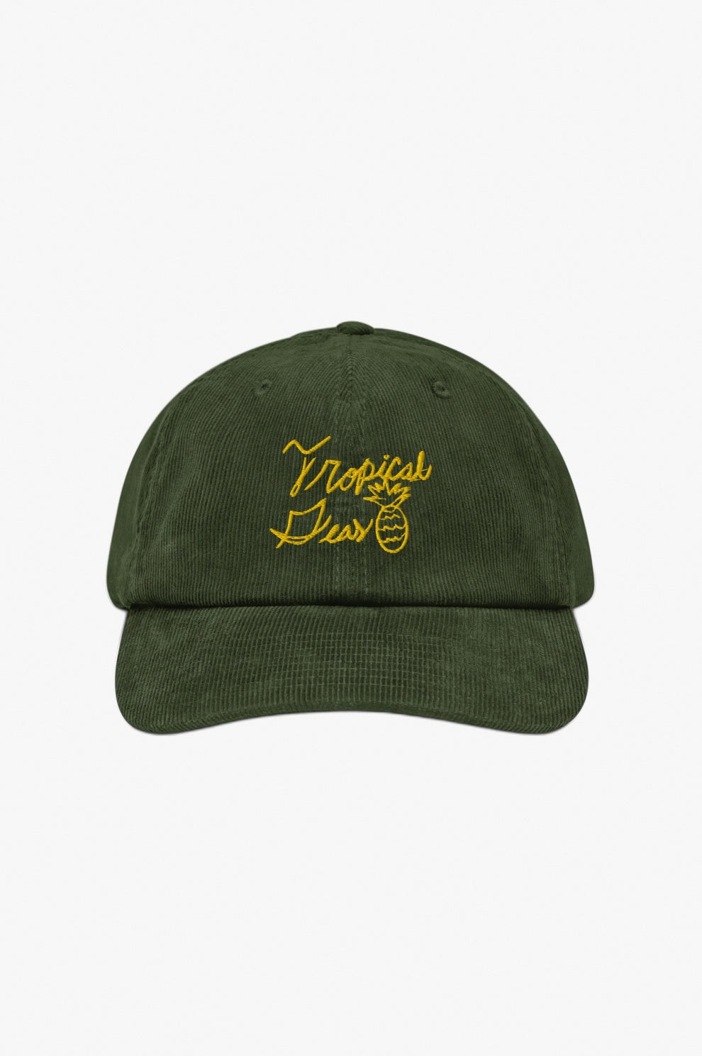 Sloppy Pineapple Corduroy Hat flat-lay