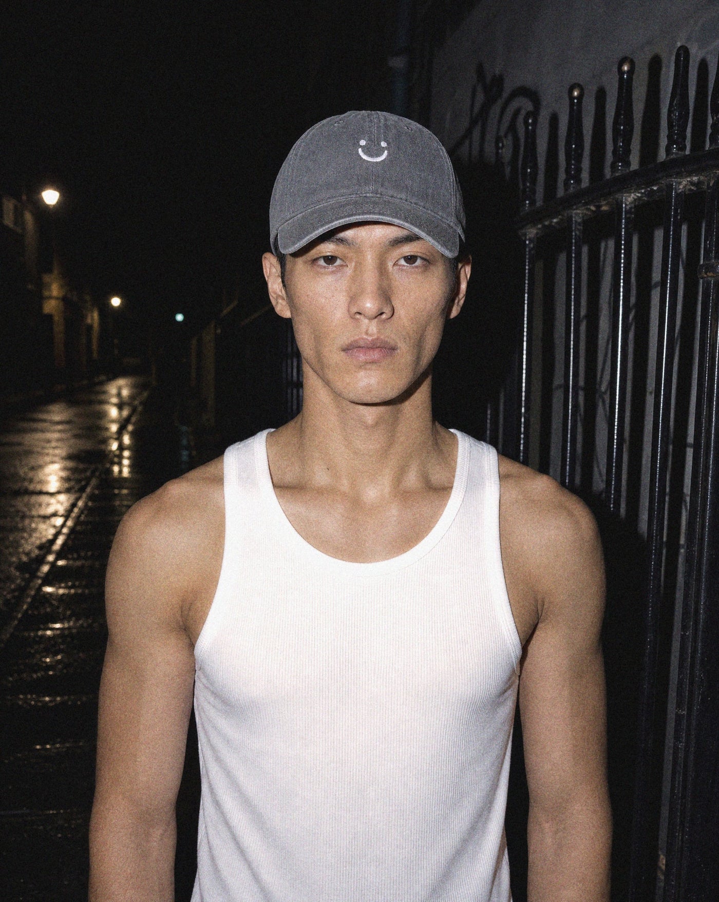 BLNKA editorial - Smile Face Cap