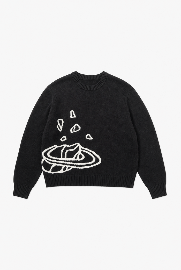 Space Star Knit flat-lay