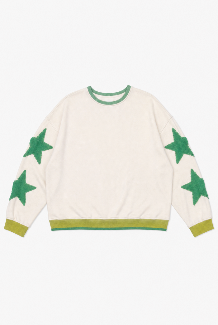 Star Drop Crew flat-lay