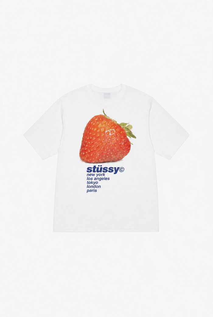 Strawberry Gothic Top flat-lay