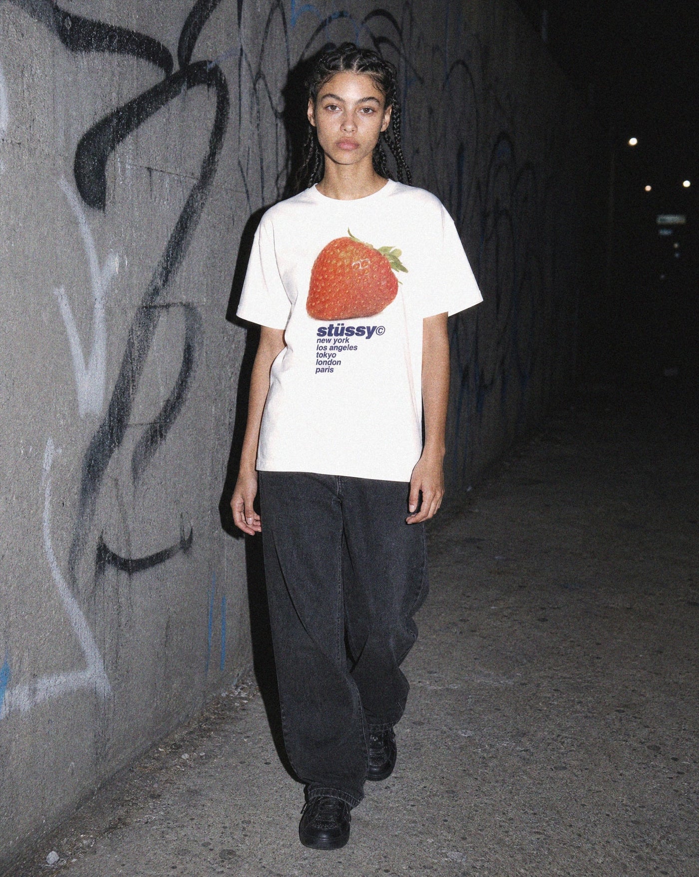 BLNKA editorial - Strawberry Gothic Top