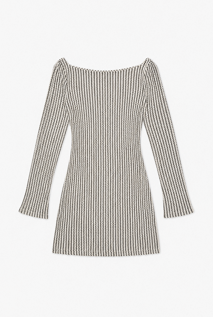 Stripe Tie Dress flat-lay