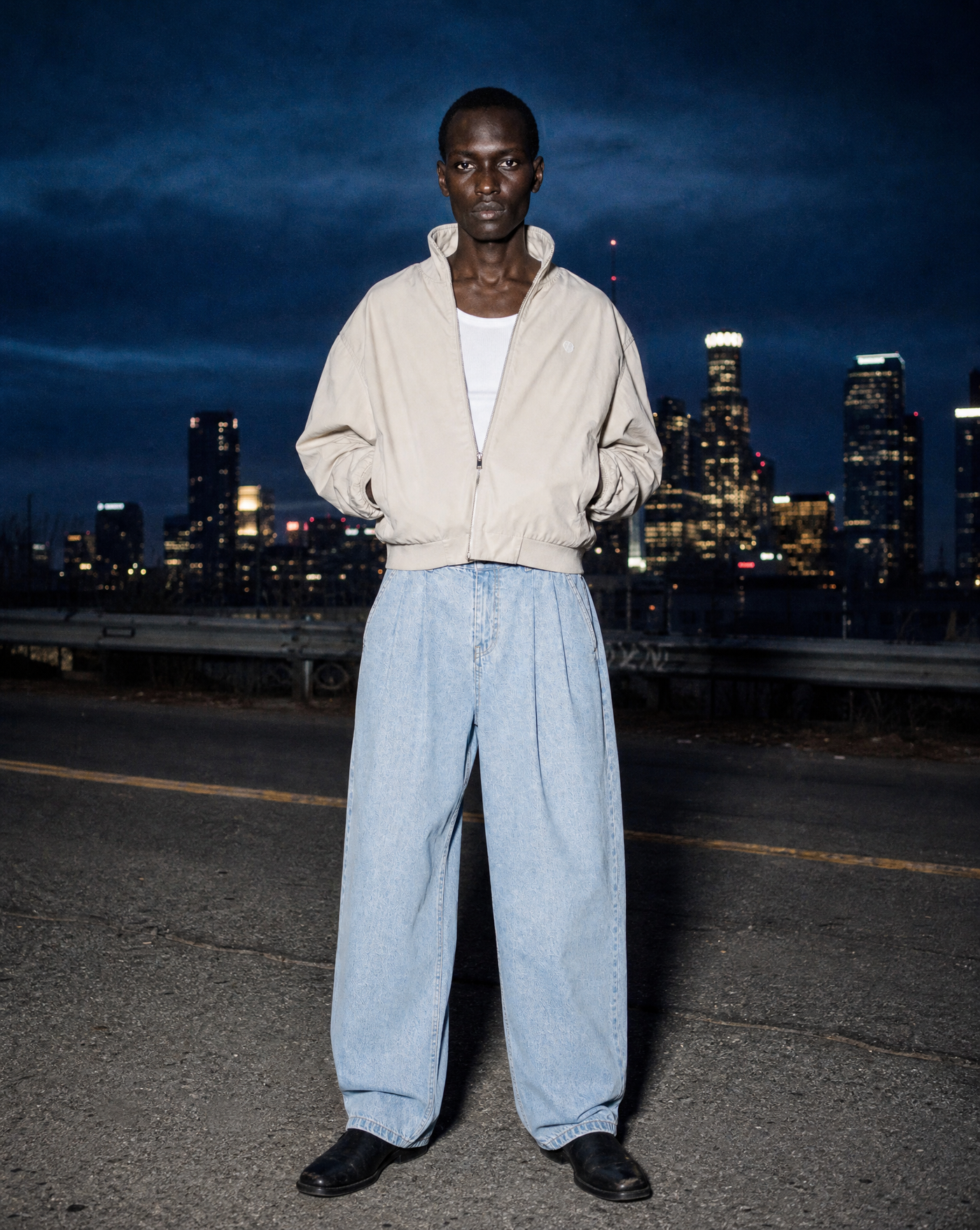 Sunbleach Denim — male model editorial shot by Sulta Studios