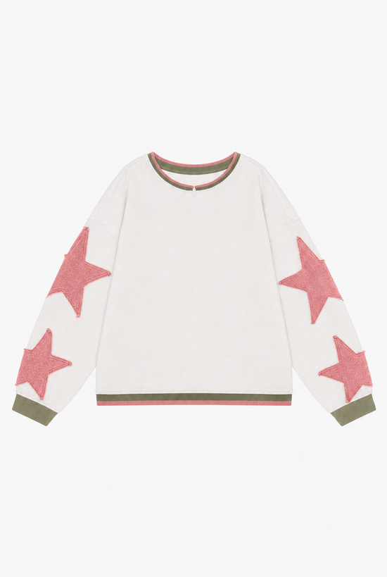 Supernova Crewneck — women's oversized crewneck sweatshirt by Sulta Studios