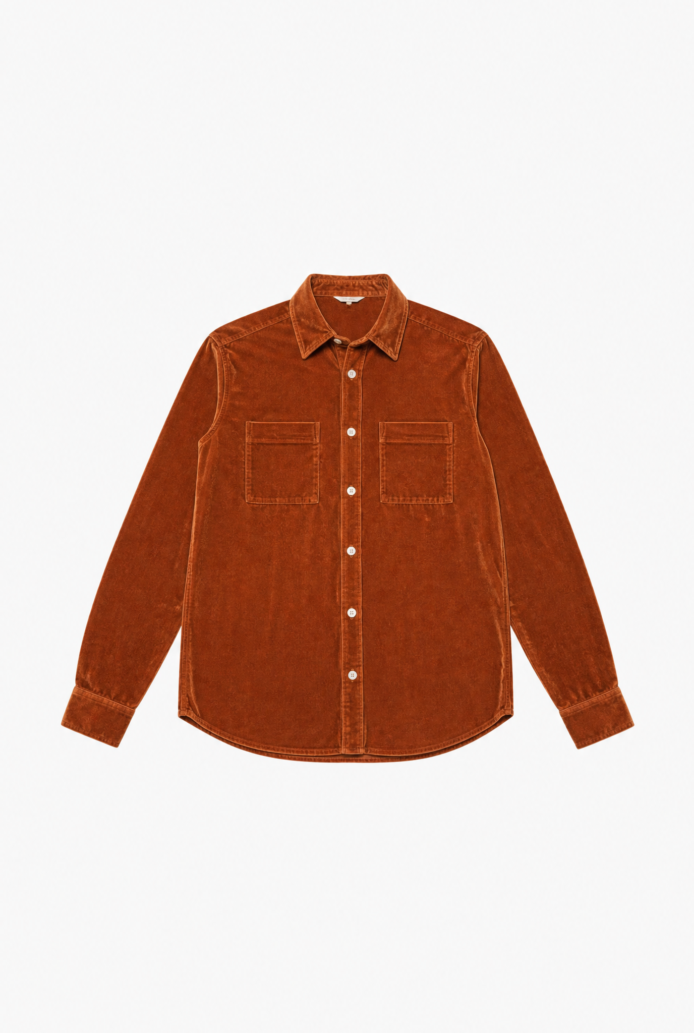 Velvet Hour Shirt — women's brown velvet shirt by Sulta Studios