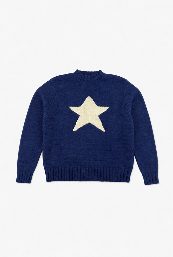 Vintage Star Knit Sweater — vintage star knit sweater by Sulta Studios