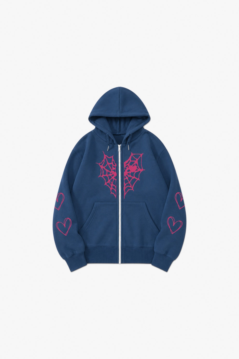 Webbed Zip Hoodie flat-lay