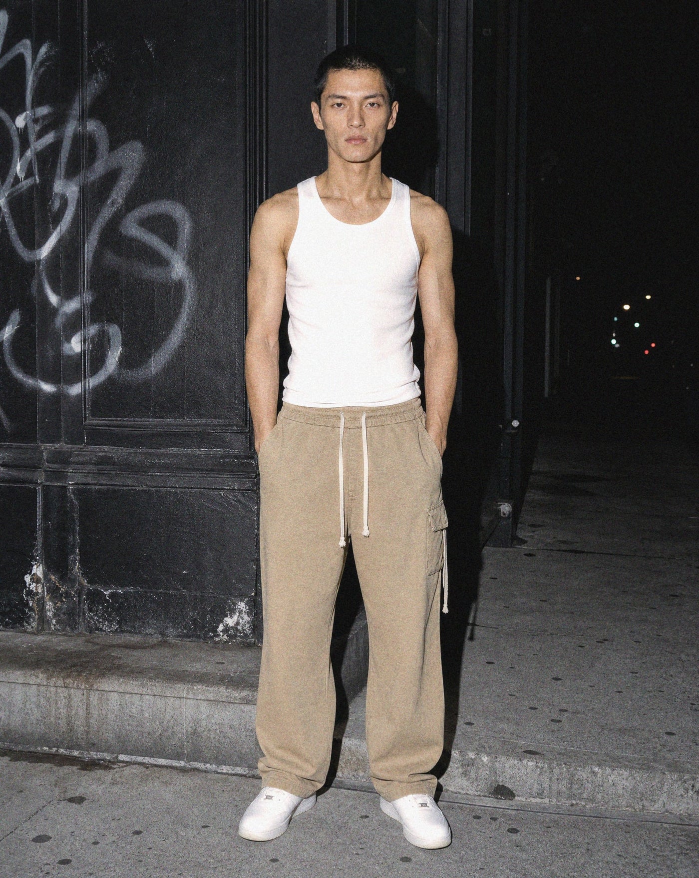 Wide Cargo Joggers — Blnka Kollective