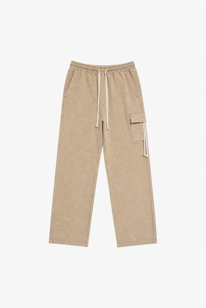 Wide Cargo Joggers flat-lay