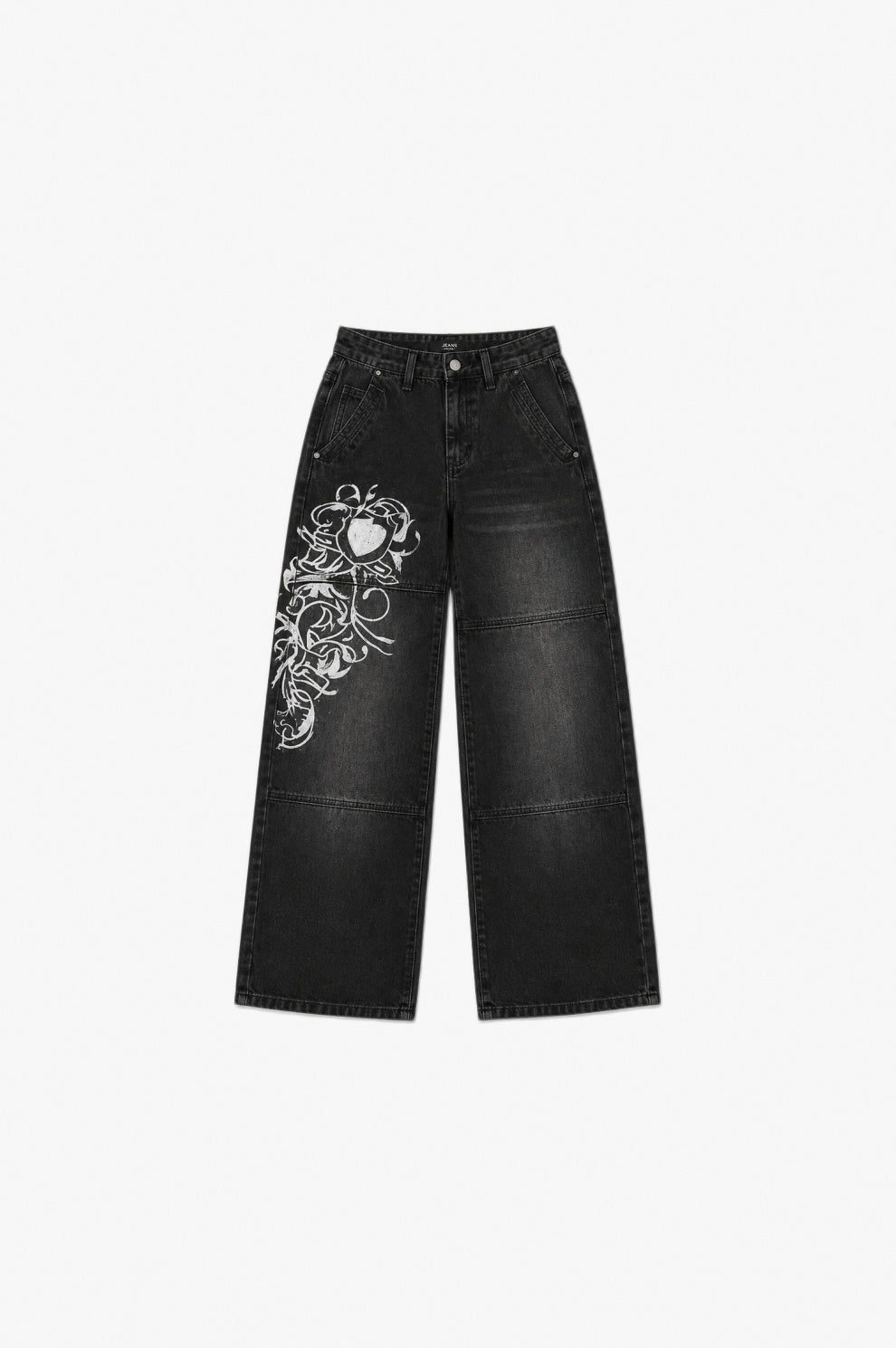 Wide Leg Denim flat-lay