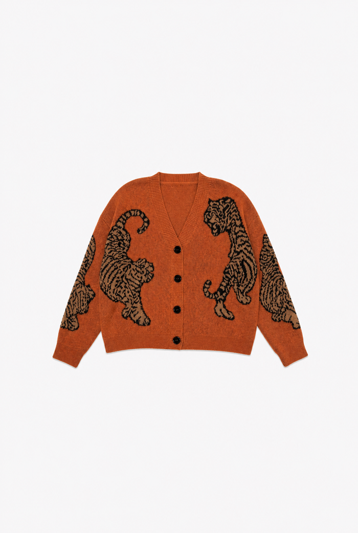 Wildcat Cardigan flat-lay
